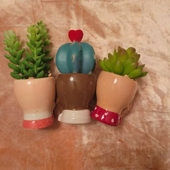 Kohl's Celebrate Together™ Valentine's Day Artificial Succulent Planter 3-pieces - Picture 11 of 16